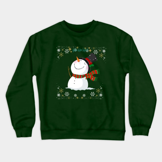 Snowman in the hat Crewneck Sweatshirt by CleasssArt